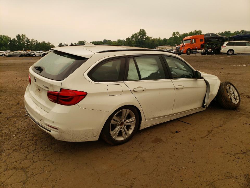 2017 BMW 3 series VIN WBA8K3C55HK678696 COPART salvage auction — FRONT END, CT - CERT OF TITLE-SALVAGE, sold $525 on 2026-07-24 (photo 3)