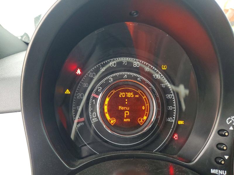 2013 Fiat 500 VIN 3C3CFFBR4DT750217 COPART salvage auction — FRONT END, Fl - Cert Of Title Slvg Rebuildable, sold $450 on 2026-07-30 (photo 9)