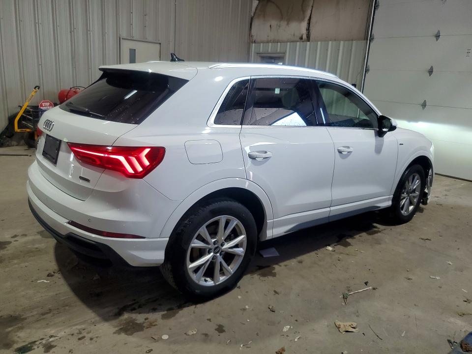 2025 Audi Q3 VIN WA1DECF32S1050332 COPART salvage auction — FRONT END, In - Certificate Of Title (P), sold $11,400 on 2026-07-13 (photo 3)