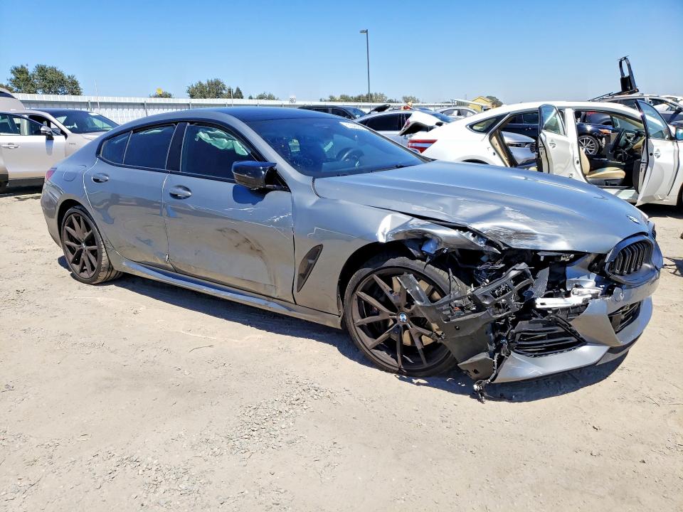 2025 BMW M8 VIN WBAGV8C05SCU70677 COPART salvage auction — FRONT END, Ca - Salvage Certificate, sold $33,750 on 2026-09-03 (photo 4)