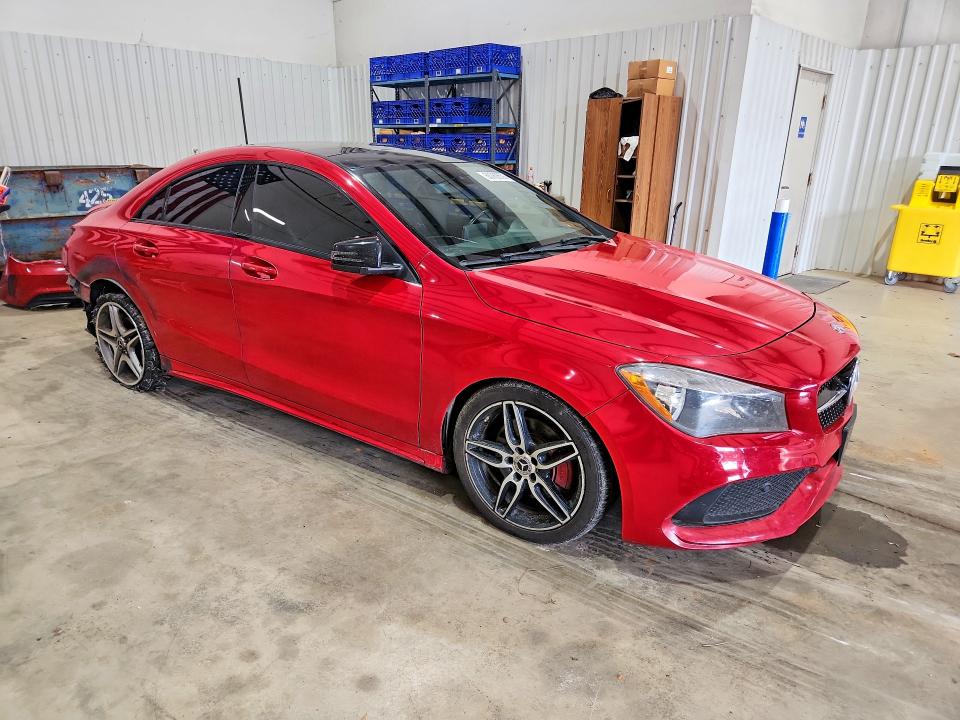 2018 Mercedes-benz Cla-klasse VIN WDDSJ4EB1JN587066 COPART salvage auction — REAR END, Tx - Salvage Vehicle Title, sold $1,500 on 2026-08-17 (photo 4)