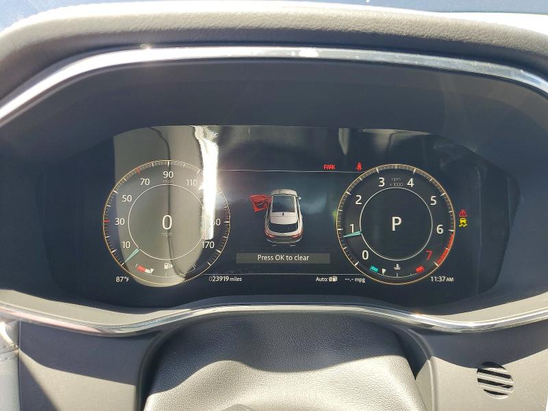 2024 Jaguar F-pace VIN SADCT2EX3RA729966 COPART salvage auction — FRONT END, PA - CERTIFICATE OF SALVAGE, sold $5,700 on 2026-07-24 (photo 9)