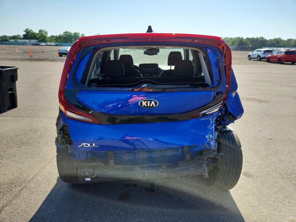 2020 Kia Soul VIN KNDJ33AU3L7118540 COPART salvage auction — REAR END, Ny - Mv-907A Salvage Certificate, sold $2,400 on 2026-07-15 (photo 6)