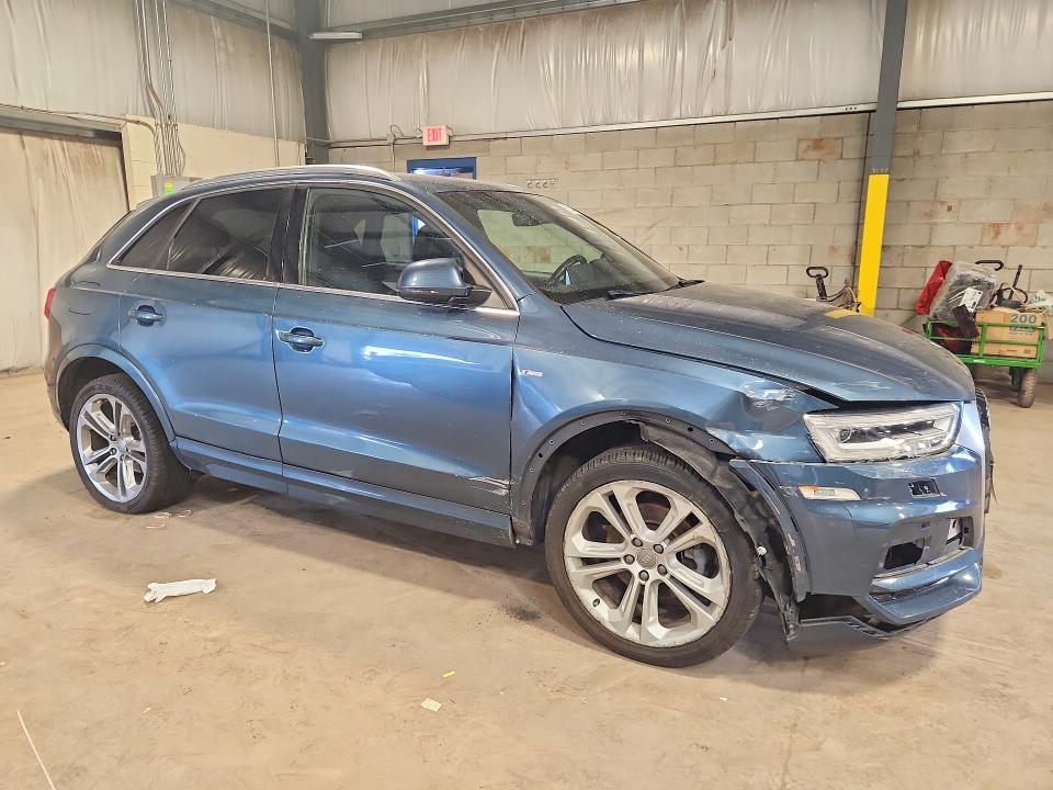 2018 Audi Q3 VIN WA1JCCFS0JR029284 COPART salvage auction — FRONT END, Pa - Certificate Of Salvage, sold $4,000 on 2026-07-22 (photo 4)