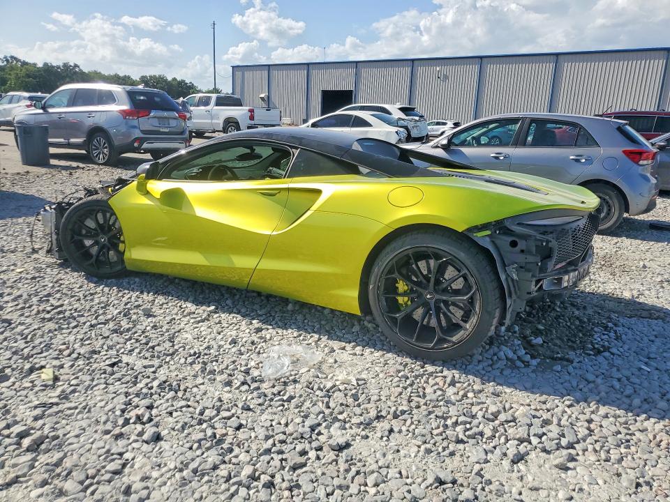 2023 Mclaren automotive Artura VIN SBM16AEA2PW001160 COPART salvage auction — FRONT END, FL - CERT OF TITLE SLVG REBUILDABLE, sold $25 on 2026-07-27 (photo 2)