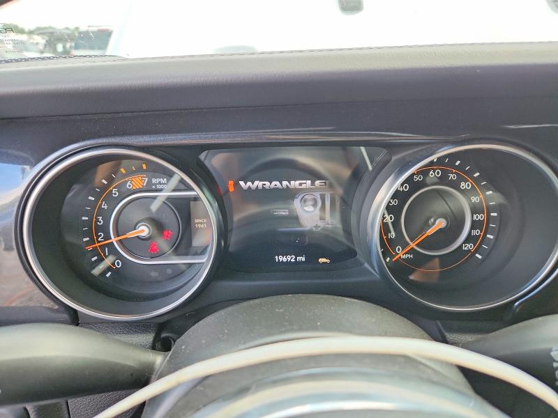 2023 Jeep Wrangler / VIN 1C4HJXEG3PW638040 COPART salvage auction — FRONT END, Salvage Title, sold $15,900 on 2026-08-31 (photo 9)