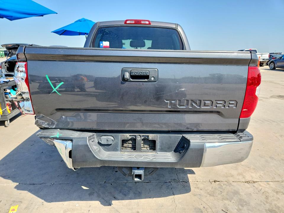 2019 Toyota Tundra VIN 5TFEM5F16KX141804 COPART salvage auction — REAR END, TX - SALVAGE VEHICLE TITLE (P), sold $7,600 on 2026-07-27 (photo 6)