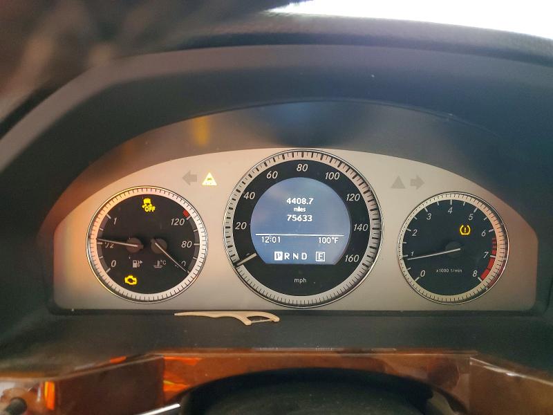 2012 Mercedes-benz Glk-klasse VIN WDCGG8HB4CF866584 COPART salvage auction — FRONT END, Nc - Salvage Certificate Of Title, sold $1,350 on 2026-08-11 (photo 9)