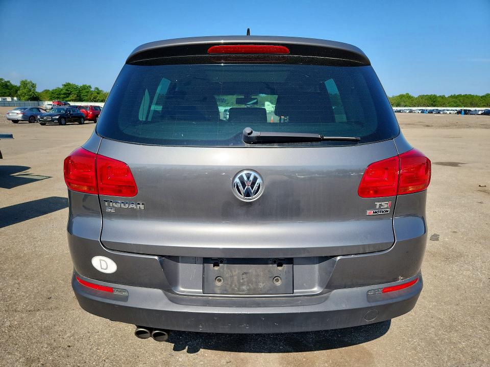 2016 Volkswagen Tiguan VIN WVGBV7AX0GW507501 COPART salvage auction — MINOR DENT/SCRATCHES, Ny - Certificate Of Title, sold $3,200 on 2026-07-15 (photo 6)