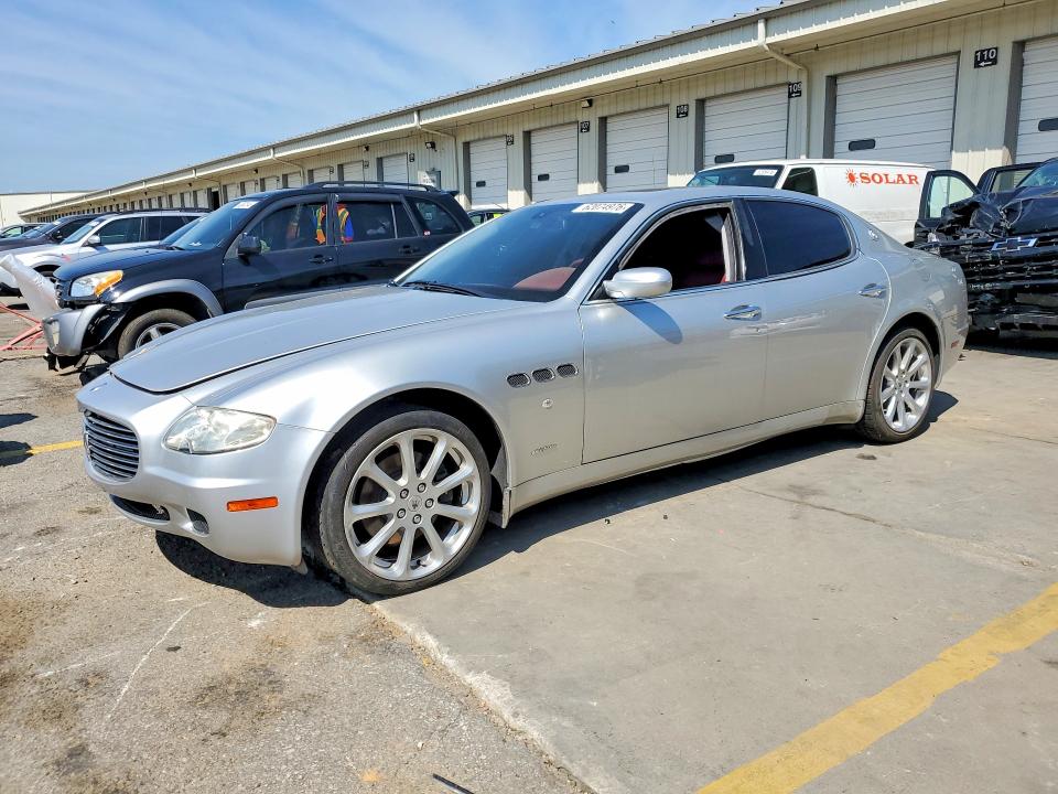 2005 Maserati Quattroporte VIN ZAMCE39A750014721 COPART salvage auction — REAR END, KY - CERTIFICATE OF TITLE, sold $400 on 2026-08-06 (photo 1)