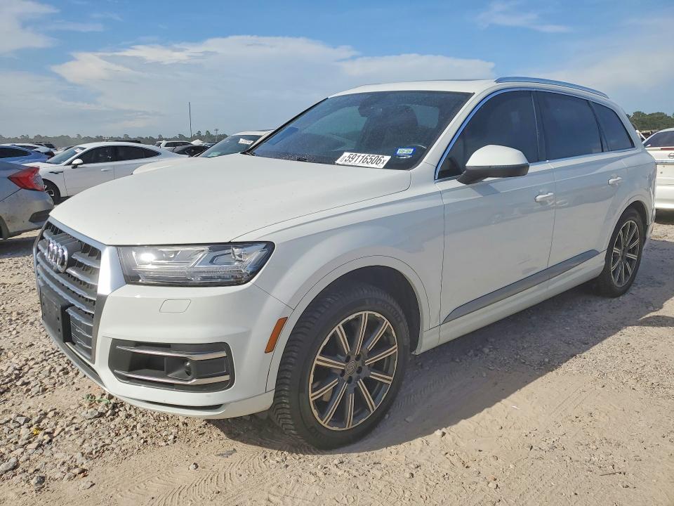2017 Audi Q7 VIN WA1LAAF74HD039208 COPART salvage auction — UNDERCARRIAGE, Tx - Salvage Vehicle Title, sold $3,250 on 2026-07-21 (photo 1)