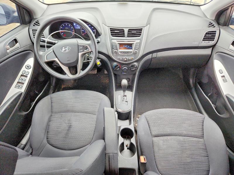 2015 Hyundai Accent VIN KMHCT5AE2FU233452 COPART salvage auction — FRONT END, Md - Cert Of Salvage > 75% Damage, sold $325 on 2026-07-28 (photo 8)