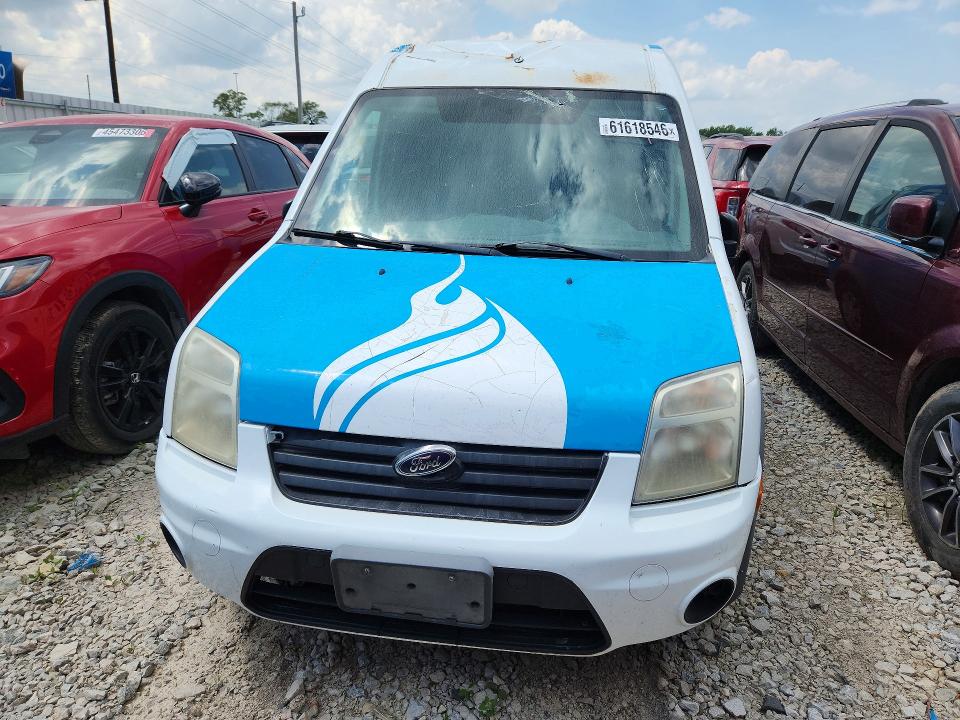 2013 Ford Transit connect VIN NM0LS7BN5DT165827 COPART salvage auction — HAIL, Ia - Cert Of Title-Salvage Title, sold $325 on 2026-07-31 (photo 5)