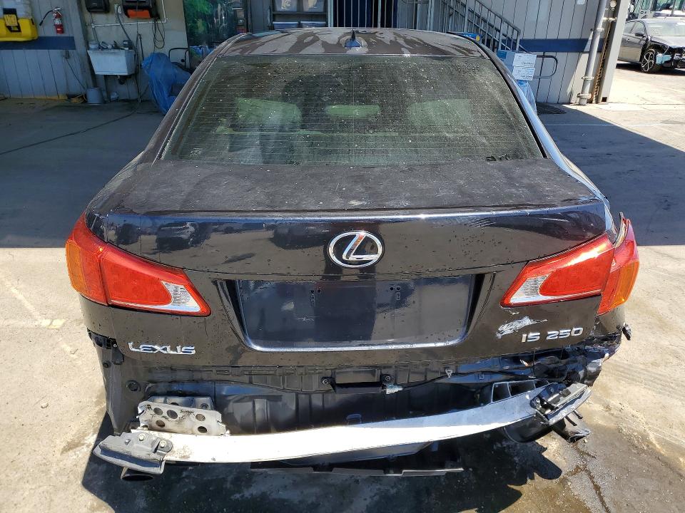 2009 Lexus Is 250 VIN JTHBK262595088453 COPART salvage auction — REAR END, Ca - Salvage Certificate, sold $600 on 2026-07-30 (photo 6)