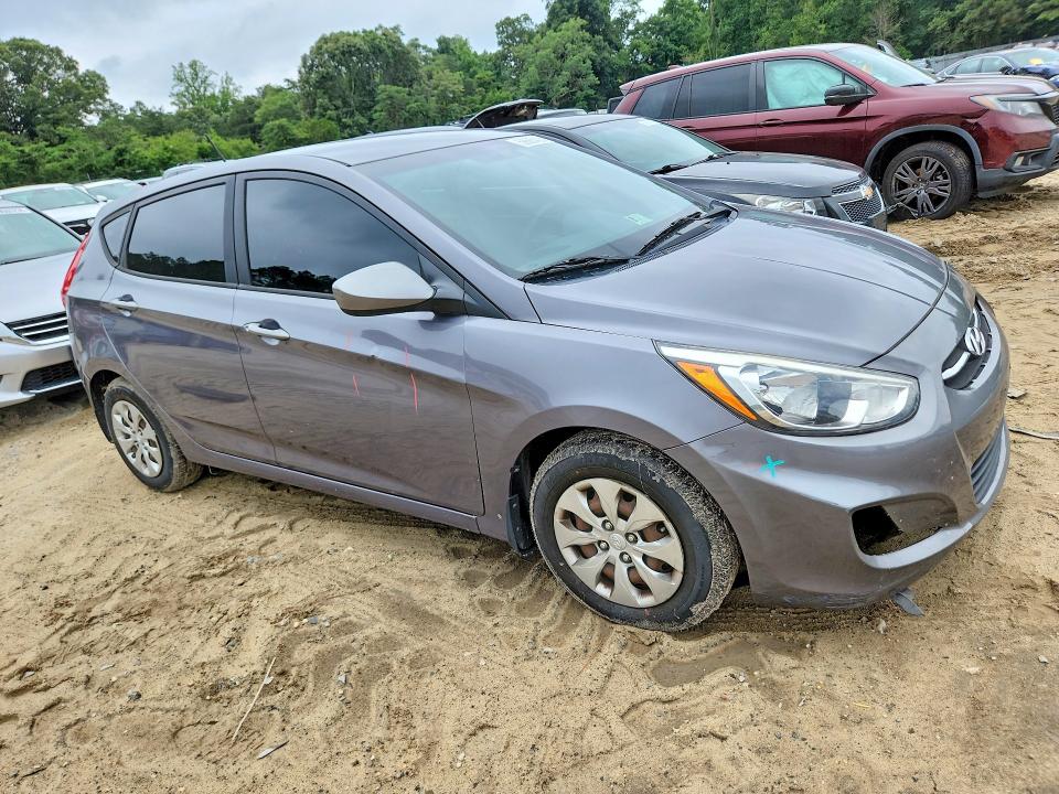 2015 Hyundai Accent VIN KMHCT5AE2FU233452 COPART salvage auction — FRONT END, Md - Cert Of Salvage > 75% Damage, sold $325 on 2026-07-28 (photo 4)