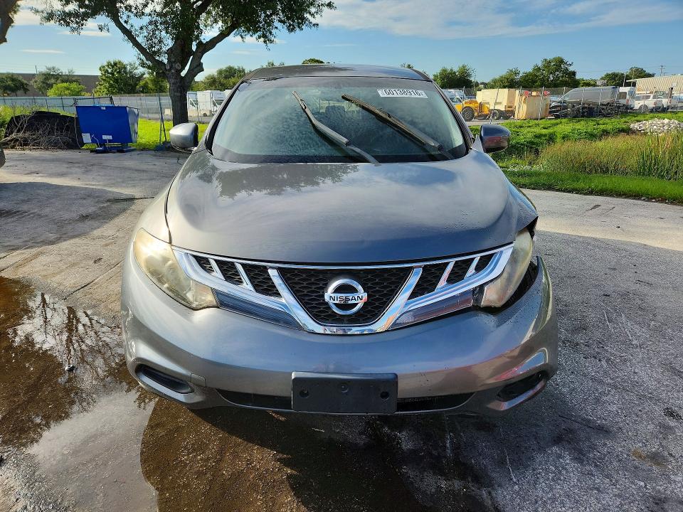 2014 Nissan Murano VIN JN8AZ1MW3EW513069 COPART salvage auction — UNDERCARRIAGE, Fl - Cert Of Title Slvg Rebuildable, sold $375 on 2026-07-21 (photo 5)