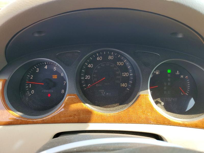 2005 Lexus ES VIN JTHBA30GX55089363 COPART salvage auction — REAR END, Nj - Cert Of Title-Salvage, sold $375 on 2026-07-24 (photo 9)
