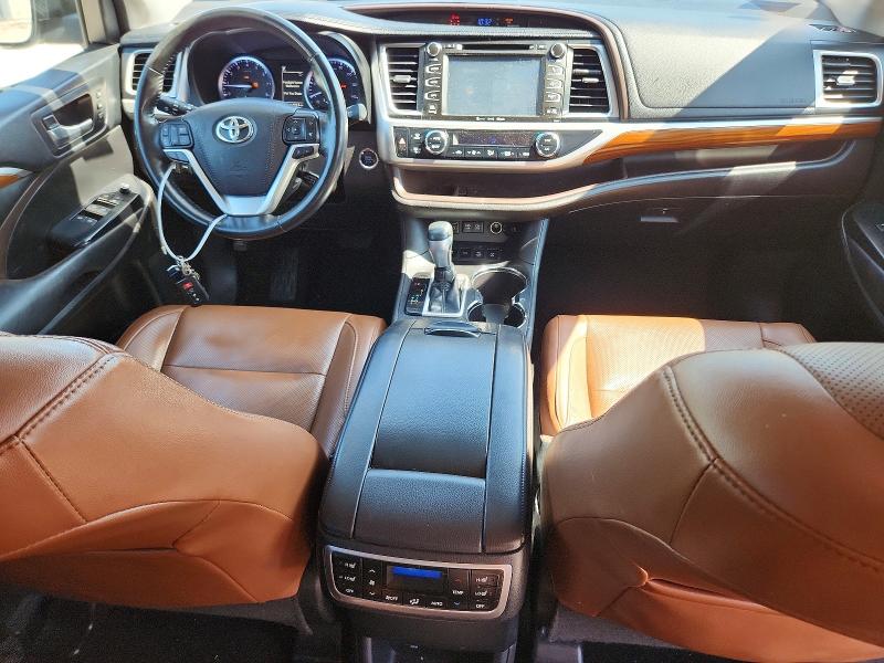 2018 Toyota Highlander VIN 5TDDZRFH0JS827567 COPART salvage auction — FRONT END, Ma - Cert Of Title-Salvage, sold $500 on 2026-07-27 (photo 8)