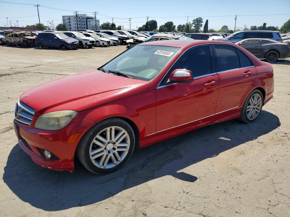 2009 Mercedes-benz C class VIN WDDGF54X79R065105 COPART salvage auction — SIDE, CA - SALVAGE CERTIFICATE, sold $625 on 2026-08-13 (photo 1)