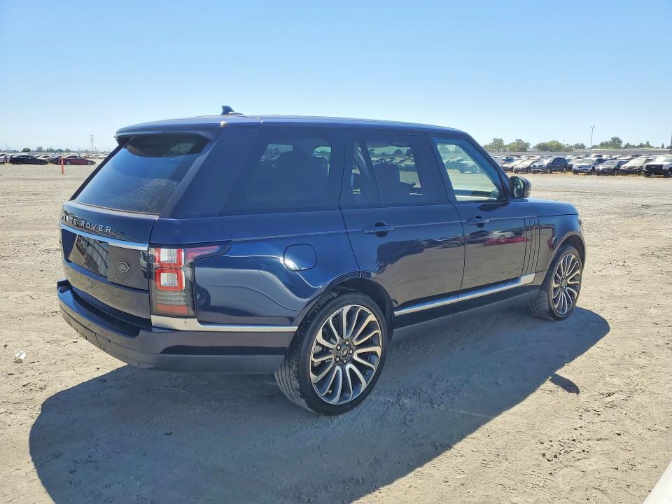 2016 Land rover RANGE ROVER VIN SALGS2EF7GA318048 COPART salvage auction — NORMAL WEAR, Ca - Dis/Dlr/Exp Only Clean Title (P), sold $1,800 on 2026-07-28 (photo 3)