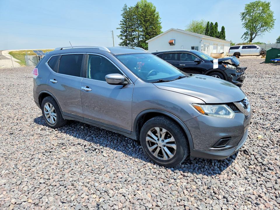 2016 Nissan Rogue VIN KNMAT2MV5GP677916 COPART salvage auction — SIDE, In - Certificate Of Title, sold $425 on 2026-07-28 (photo 4)