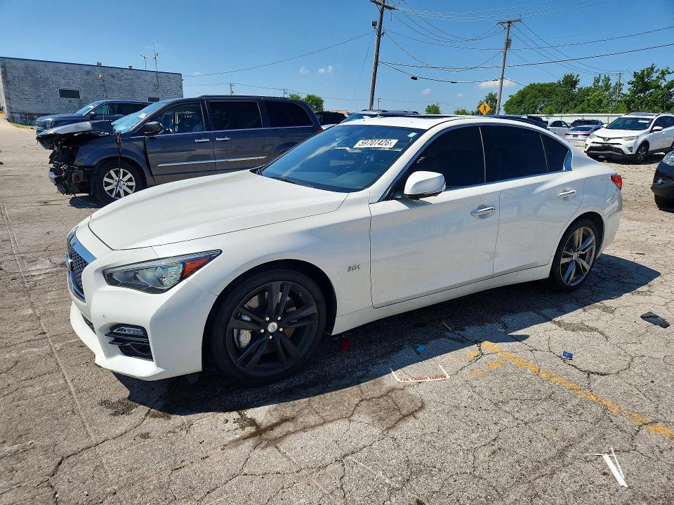 2017 Infiniti Q50 VIN JN1EV7AR0HM832376 — COPART salvage auction photo