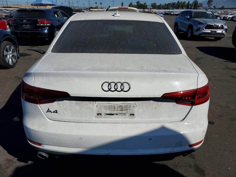 2017 Audi A4 VIN WAUGNAF43HN018262 COPART salvage auction — MECHANICAL, Ca - Dis/Dlr/Exp Only Clean Title, sold $1,750 on 2026-07-27 (photo 6)