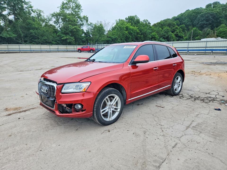 2015 Audi Q5 VIN WA1CMAFP5FA050336 COPART salvage auction — FRONT END, Pa - Cert Of Salv-R=Reconstructed, sold $3,200 on 2026-07-16 (photo 1)