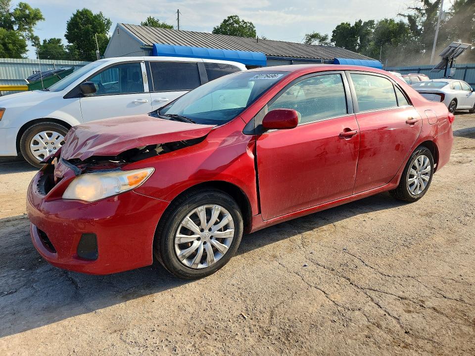 2013 Toyota Corolla VIN JTDBU4EE3DJ119556 COPART salvage auction — FRONT END, KS - CERT OF TITLE-SALVAGE, sold $175 on 2026-07-27 (photo 1)