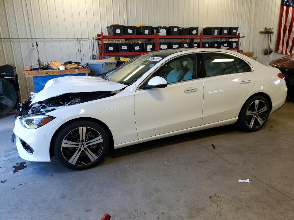 2026 Mercedes-benz C-klasse VIN W1KAF4HB6TR313169 COPART salvage auction — FRONT END, MN - CERTIFICATE OF TITLE, sold $1,900 on 2026-07-30 (photo 1)