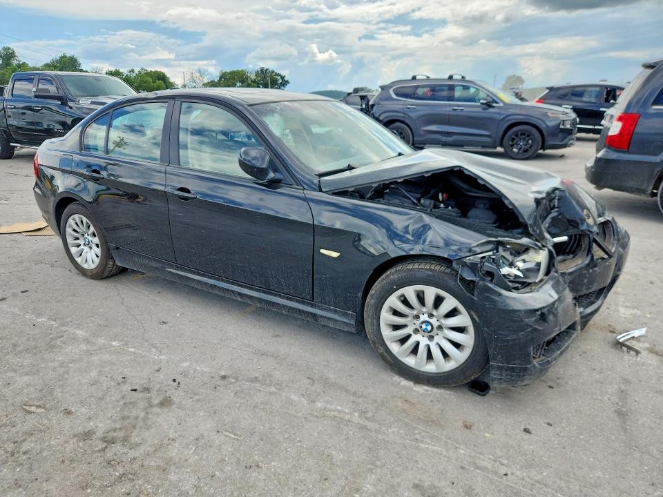 2009 BMW 3 series VIN WBAPH73539E127345 COPART salvage auction — FRONT END, Tn - Salvage Certificate, sold $150 on 2026-08-03 (photo 4)