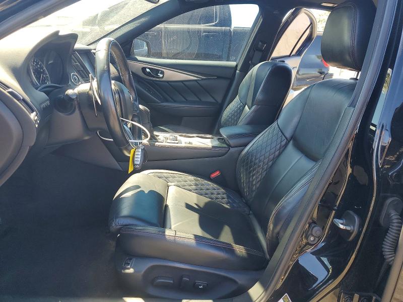 2018 Infiniti Q50 VIN JN1FV7AP2JM460161 COPART salvage auction — FRONT END, Ca - Salvage Certificate, sold $90 on 2026-07-28 (photo 7)