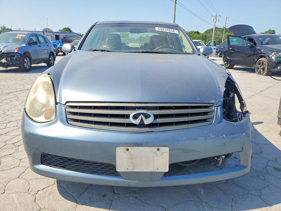 2006 Infiniti G35 VIN JNKCV51E86M505757 COPART salvage auction — FRONT END, Tn - Salvage Certificate, sold $250 on 2026-07-08 (photo 5)