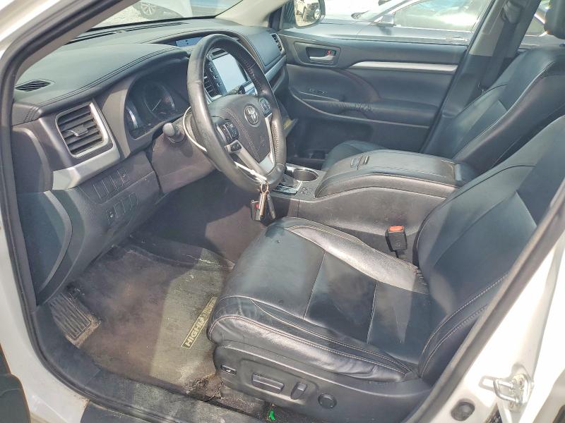 2015 Toyota Highlander VIN 5TDJKRFH7FS185086 COPART salvage auction — FRONT END, Mi - Certificate Of Title, sold $800 on 2026-07-30 (photo 7)