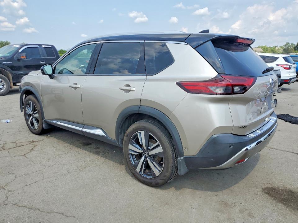 2021 Nissan Rogue VIN JN8AT3DD6MW301292 COPART salvage auction — FRONT END, Salvage Title, sold $9,200 on 2026-08-21 (photo 2)