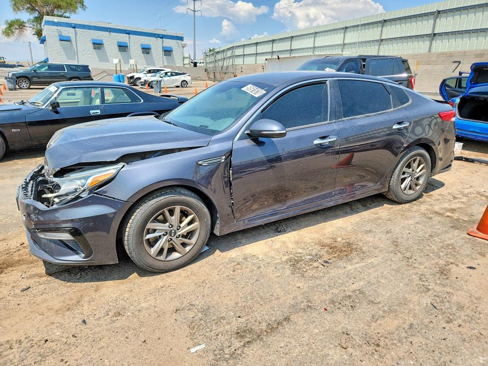 2019 Kia Optima VIN 5XXGT4L32KG321459 COPART salvage auction — FRONT END, NM - CERTIFICATE OF TITLE, sold $325 on 2026-07-14 (photo 1)
