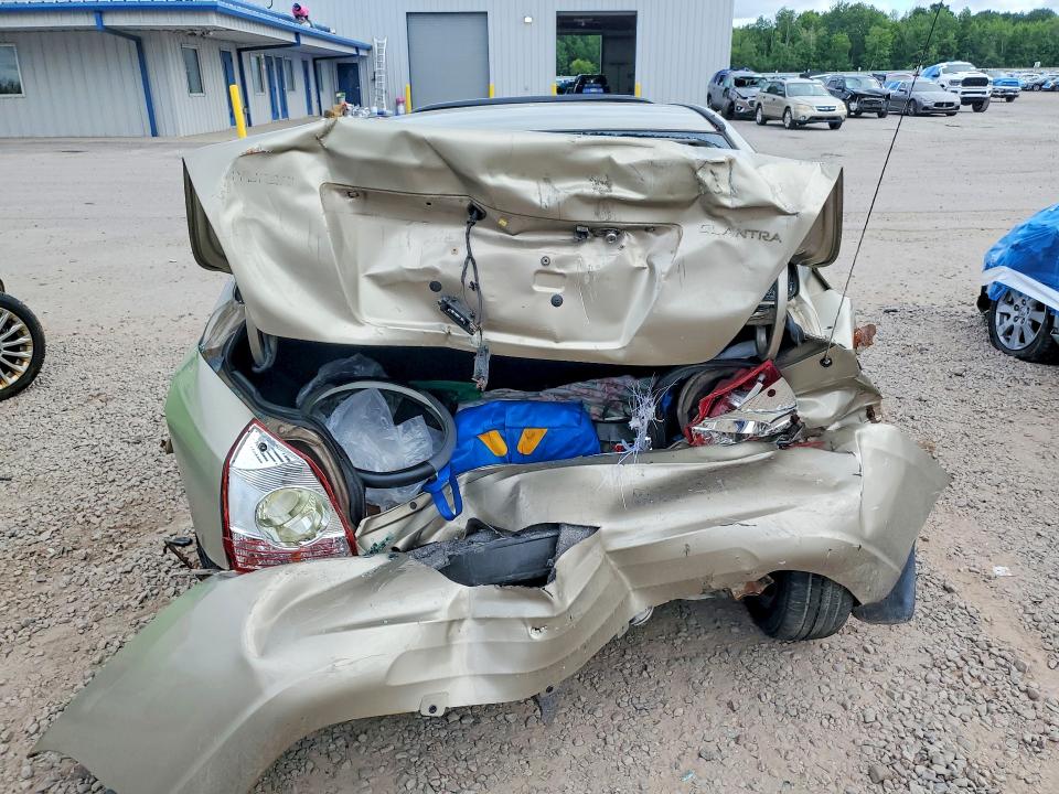 2005 Hyundai Elantra VIN KMHDN46D15U084149 COPART salvage auction — REAR END, NY - MV-907A SALVAGE CERTIFICATE, sold $400 on 2026-07-22 (photo 6)