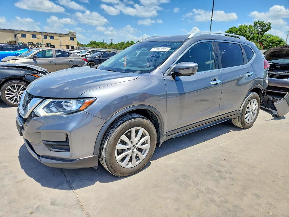 2019 Nissan Rogue VIN JN8AT2MT5KW253346 COPART salvage auction — REAR END, Tx - Salvage Vehicle Title, sold $3,650 on 2026-07-06 (photo 1)