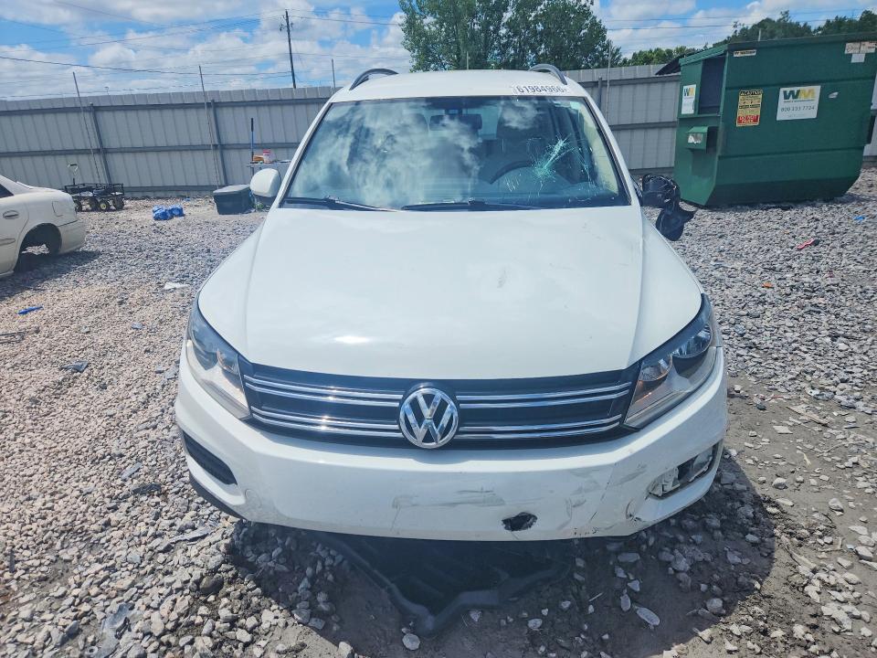 2016 Volkswagen Tiguan VIN WVGAV7AXXGW604880 COPART salvage auction — FRONT END, AL - CERT OF TITLE-SALVAGE TITLE (P), sold $2,150 on 2026-08-18 (photo 5)