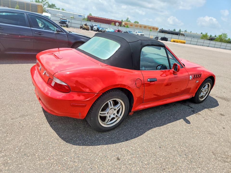 2001 BMW Z3 VIN WBACN33401LM00720 COPART salvage auction — MINOR DENT/SCRATCHES, Mn - Certificate Of Title, sold $1,800 on 2026-07-30 (photo 3)