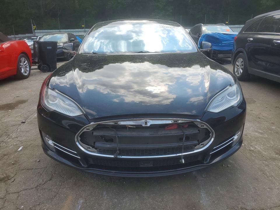 2015 Tesla Model s VIN 5YJSA1H10FF080743 COPART salvage auction — FRONT END, Ga - Cert Of Title-Salvage, sold $3,650 on 2026-07-31 (photo 5)