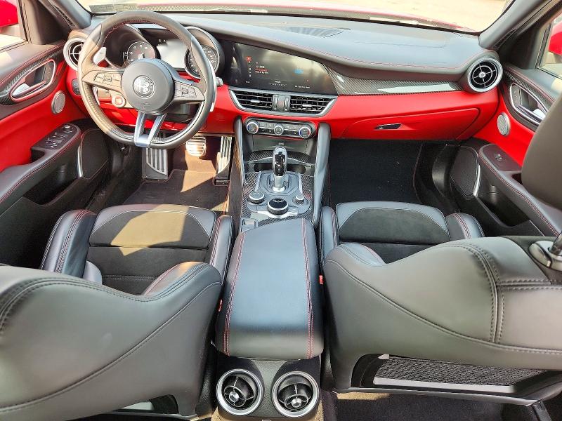 2018 Alfa romeo Giulia VIN ZARFAEAV9J7592849 COPART salvage auction — FRONT END, PA - CERTIFICATE OF SALVAGE, sold $7,400 on 2026-07-24 (photo 8)
