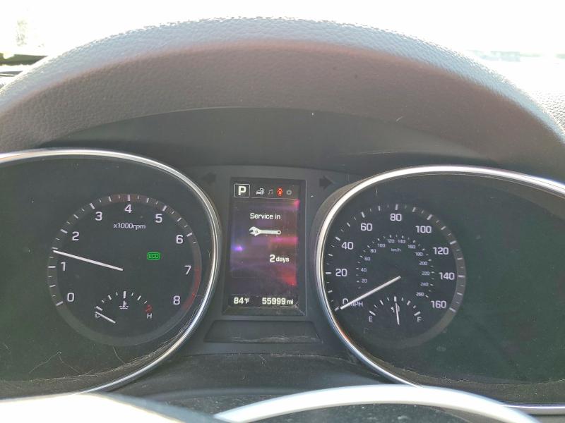 2018 Hyundai Santa fe VIN 5XYZUDLB8JG541714 COPART salvage auction — REAR END, Ny - Mv-907A Salvage Certificate, sold $4,550 on 2026-07-20 (photo 9)