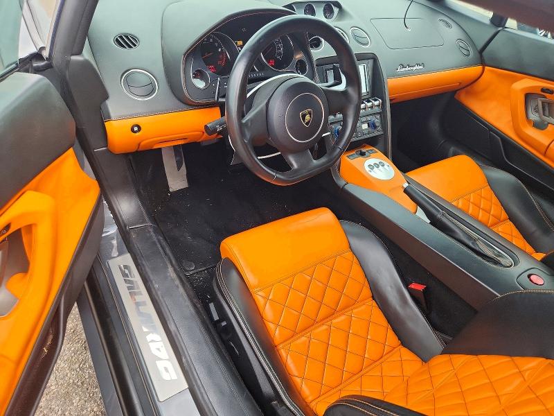 2012 Lamborghini Gallardo VIN ZHWGU5BZ5CLA11472 COPART salvage auction — REAR END, Oh - Cert Of Title-Salvage, sold $64,000 on 2026-08-05 (photo 8)