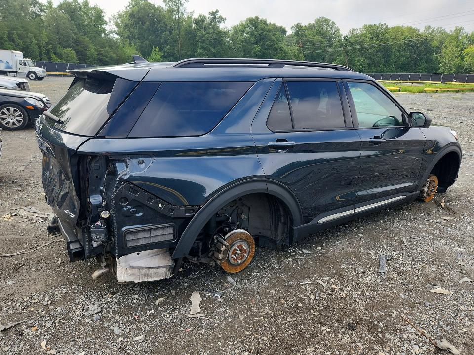 2022 Ford Explorer VIN 1FMSK8DH2NGB67407 COPART salvage auction — FRONT END, Md - Cert Of Salvage < 75% Damage, sold $10,200 on 2026-08-21 (photo 3)