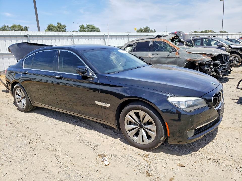 2012 BMW 7 series VIN WBAKB4C51CC577010 COPART salvage auction — REAR END, CA - SALVAGE CERTIFICATE, sold $3,800 on 2026-07-14 (photo 4)