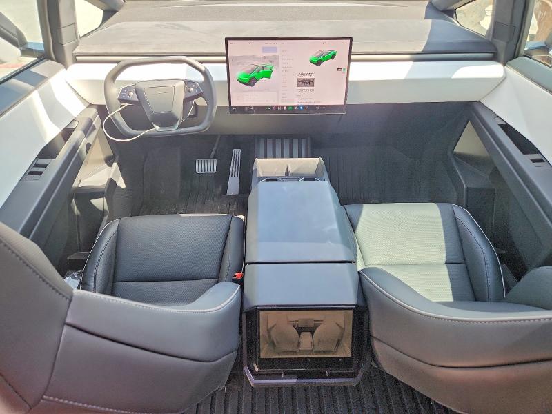 2024 Tesla Cybertruck VIN 7G2CEHEE9RA026641 COPART salvage auction — DAMAGE HISTORY, Tx - Cert Of Title-Rebuilt Salvage (P), sold $40,000 on 2026-07-17 (photo 8)