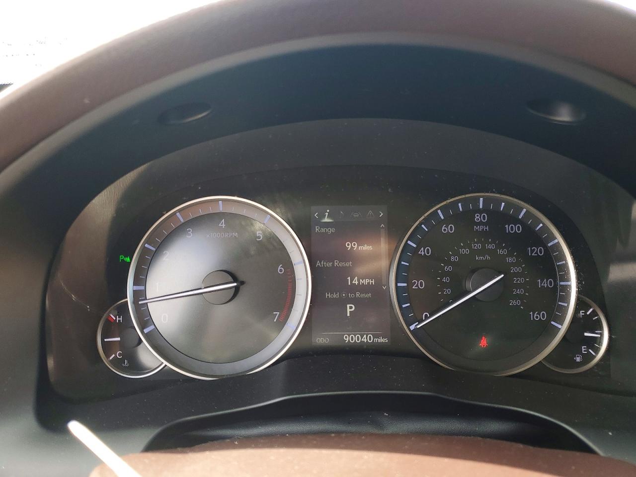 2016 Lexus ES 350 VIN 58ABK1GG3GU009360 COPART salvage auction — Rear End, CA - SALVAGE CERTIFICATE, sold $6,000 on 2026-09-25 (photo 9)