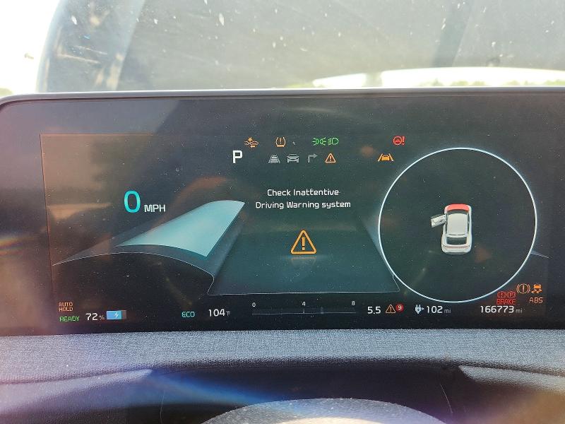 2022 Kia Ev6 VIN KNDC3DLC2N5043279 COPART salvage auction — MINOR DENT/SCRATCHES, Wv - Certificate Of Title (P), sold $4,600 on 2026-07-14 (photo 9)