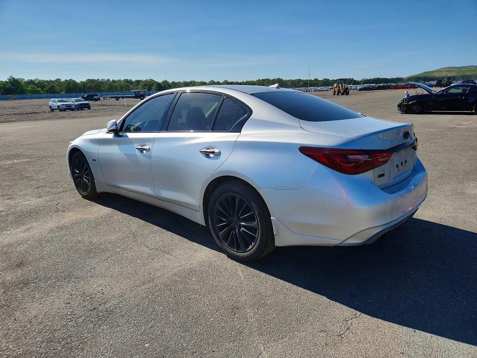 2018 Infiniti Q50 VIN JN1EV7AR7JM611699 COPART salvage auction — FRONT END, NY - MV-907A SALVAGE CERTIFICATE, sold $3,050 on 2026-07-27 (photo 2)